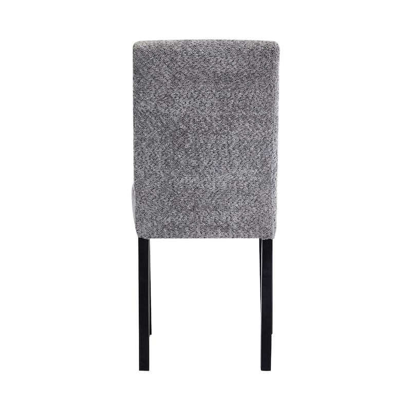 Porthos Home Bleiz Teddy Fabric Dining Chairs with Rubberwood Legs, Set of 4