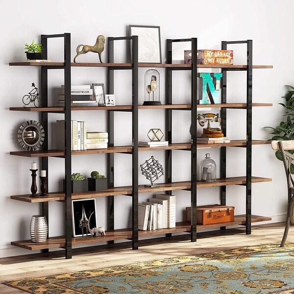 5-Tier Vintage Industrial Bookcase - On Sale - Bed Bath & Beyond