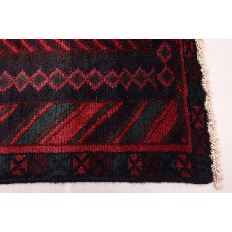 ECARPETGALLERY Hand-knotted Konya Anatolian Dark Navy Wool Rug - 4'3 x 7'9