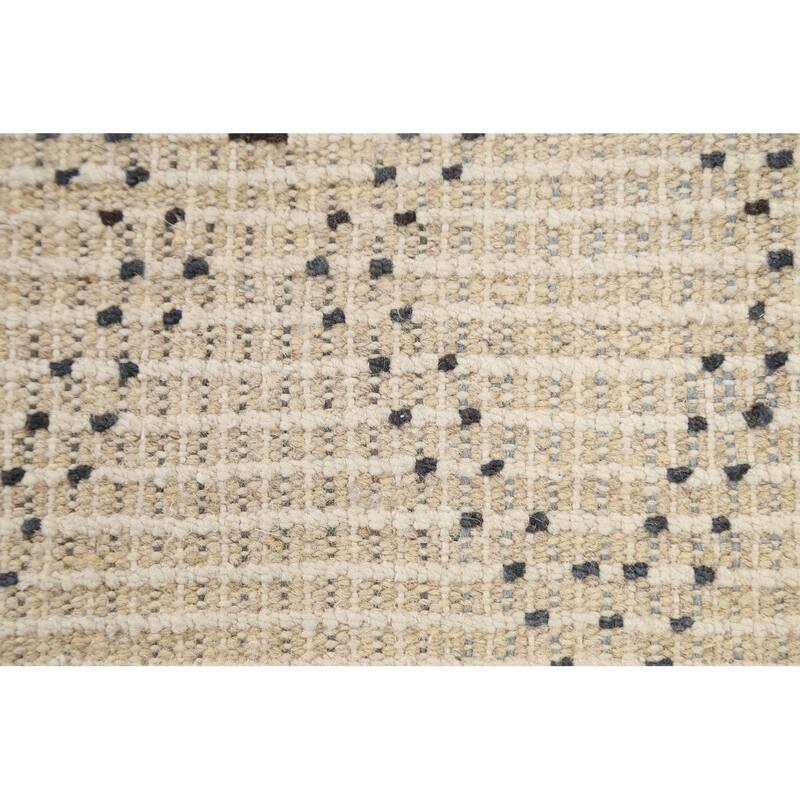 Modern Vegetable Dye Oriental Moroccan Berber Area Rug Wool Handmade - 5'9" x 9'3"