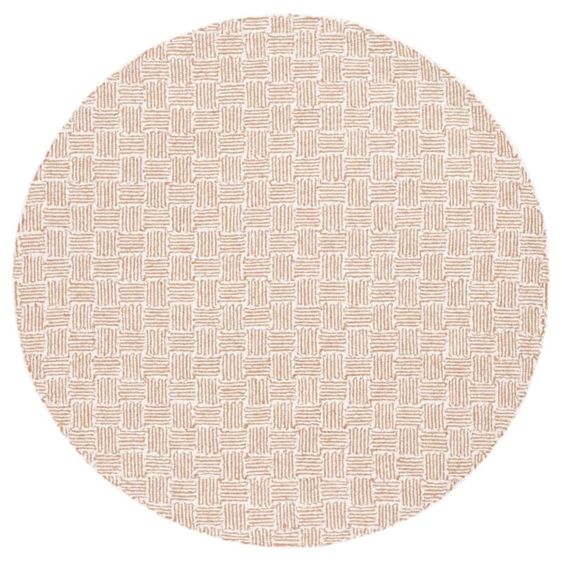 SAFAVIEH Handmade Micro-Loop Courteney Transitional Wool Rug