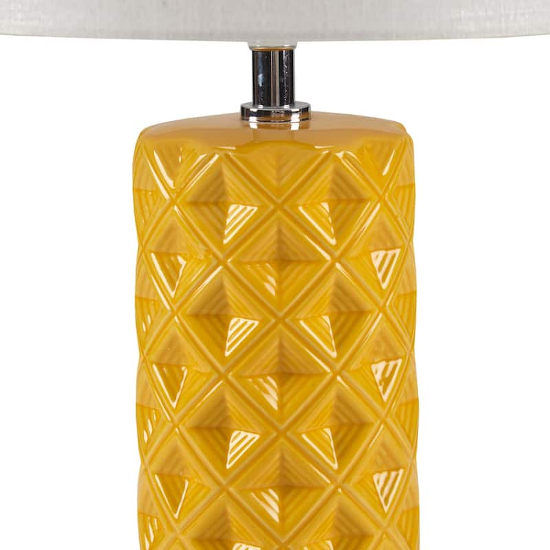 510 Design Macey Geometric Ceramic Table Lamp