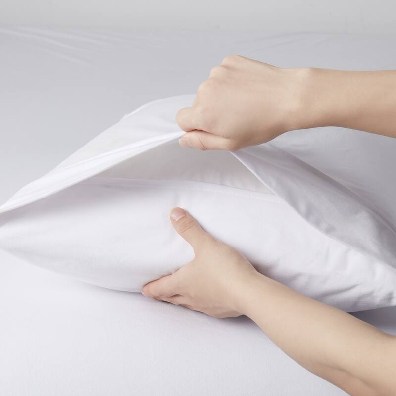 1500 Supreme Collection Microfiber Flannel Pillowcase 2 Pack