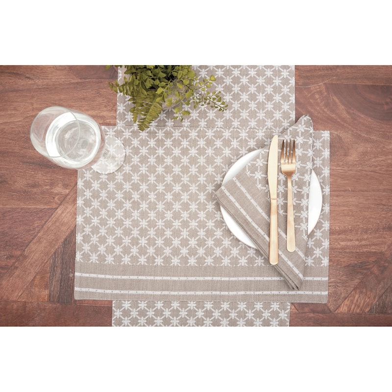 13" x 72" Markle Jacquard Clay Table Runner - 13" x 72"