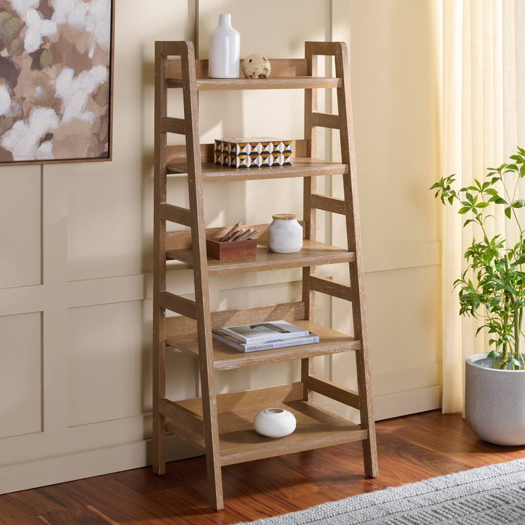 SEI Furniture Amanda 5-Tier Bookcase - 25"W x 21"D x 66"H