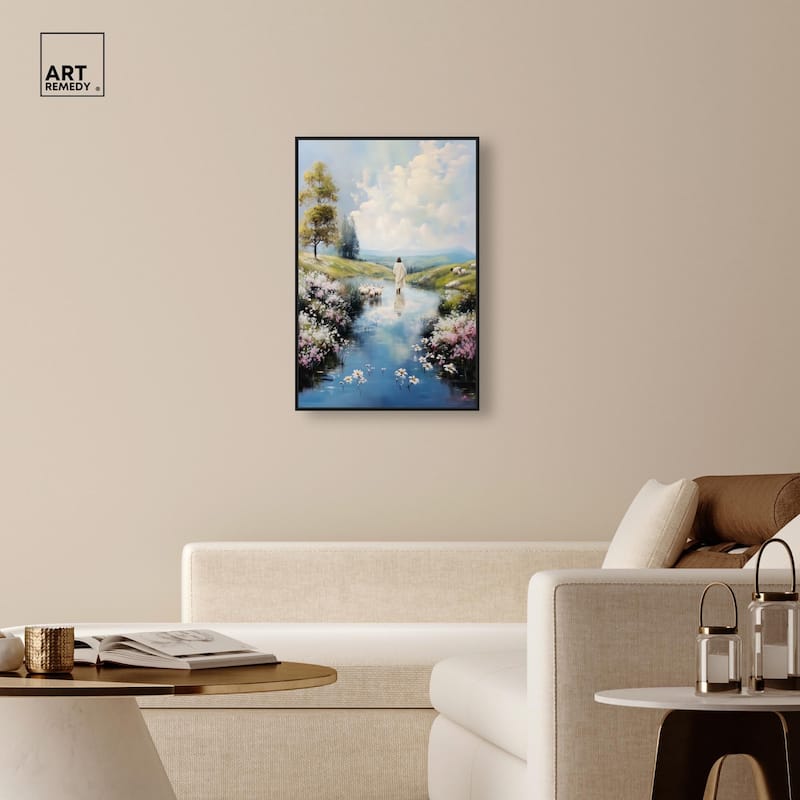 Caretaker's Calm Crossing I Canvas by Art Remedy