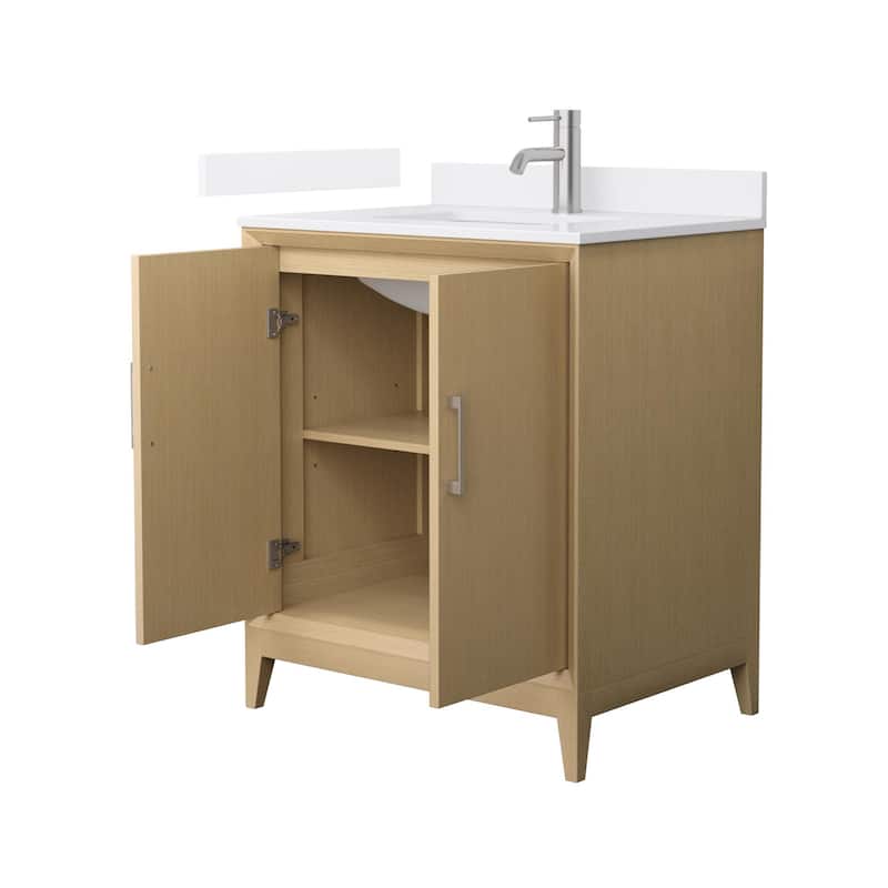 Wyndham Collection WCH7575-30S-QTZ-UNSMXX Janna 30" Free Standing