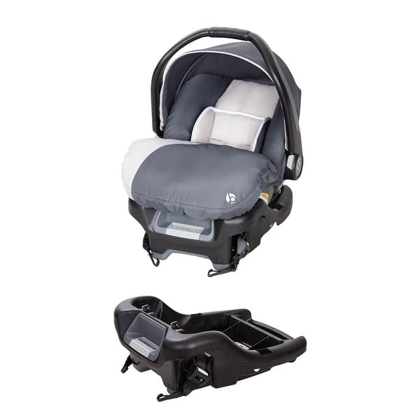 slide 2 of 20, Baby Trend Ally Adjustable 35 Pound Infant Baby Car Seat + 2 Base, Gray Magnolia - 13.23