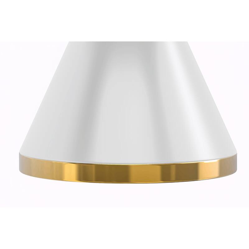 Round Dining Table with a Glass/Stone Tabletop in Qorvus Series by LeisureMod