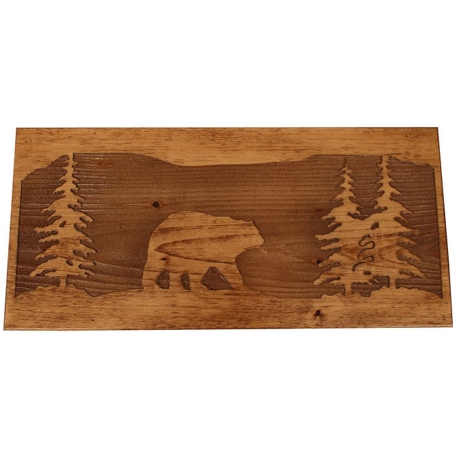 Rustic Scene Bench