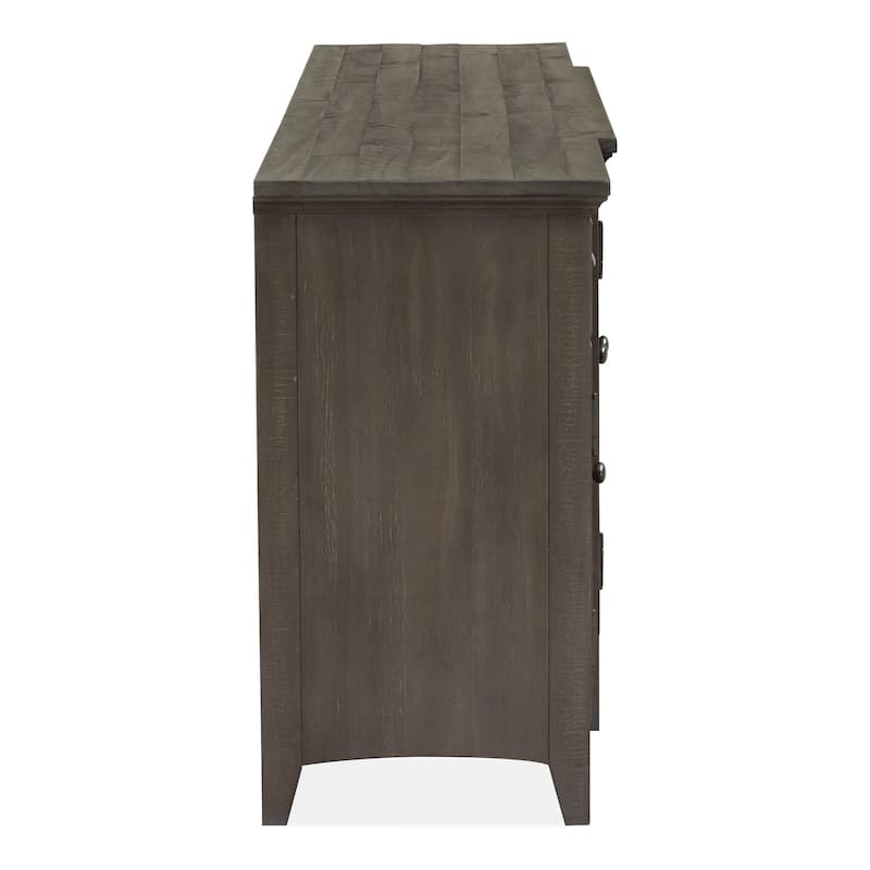 Magnussen Home Westley Falls Graphite 90" Console - 90"W x 18"D x 32"H