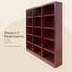 preview thumbnail 3 of 17, Concepts in Wood Triple Wide Wood Bookcase, 15 Shelf, 72 inch Tall