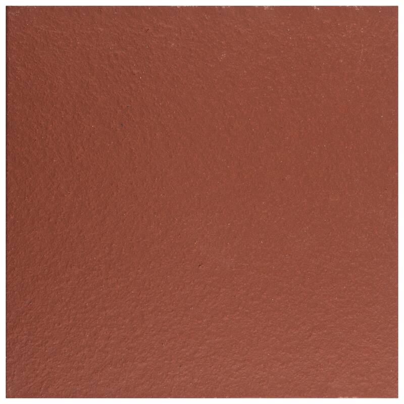Merola Tile Quarry Red 5-7/8" x 5-7/8" Ceramic Floor and Wall Tile