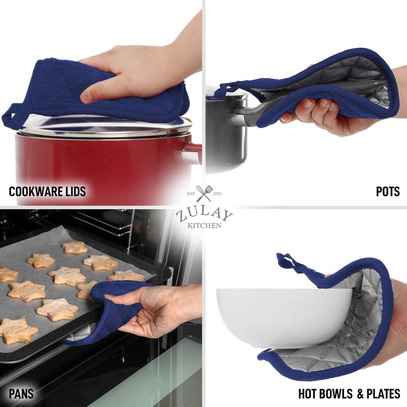 Zulay Kitchen 1-Pack Heat Resistant Cotton Pot Holders