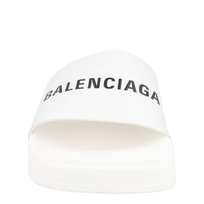 Balenciaga Logo Pool Slides