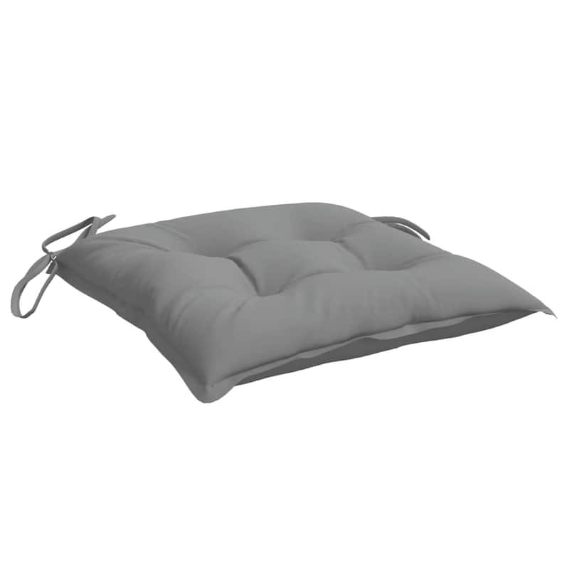 Kia Outdoor Cushion For Set of 2, Square Gray Oxford Fabric