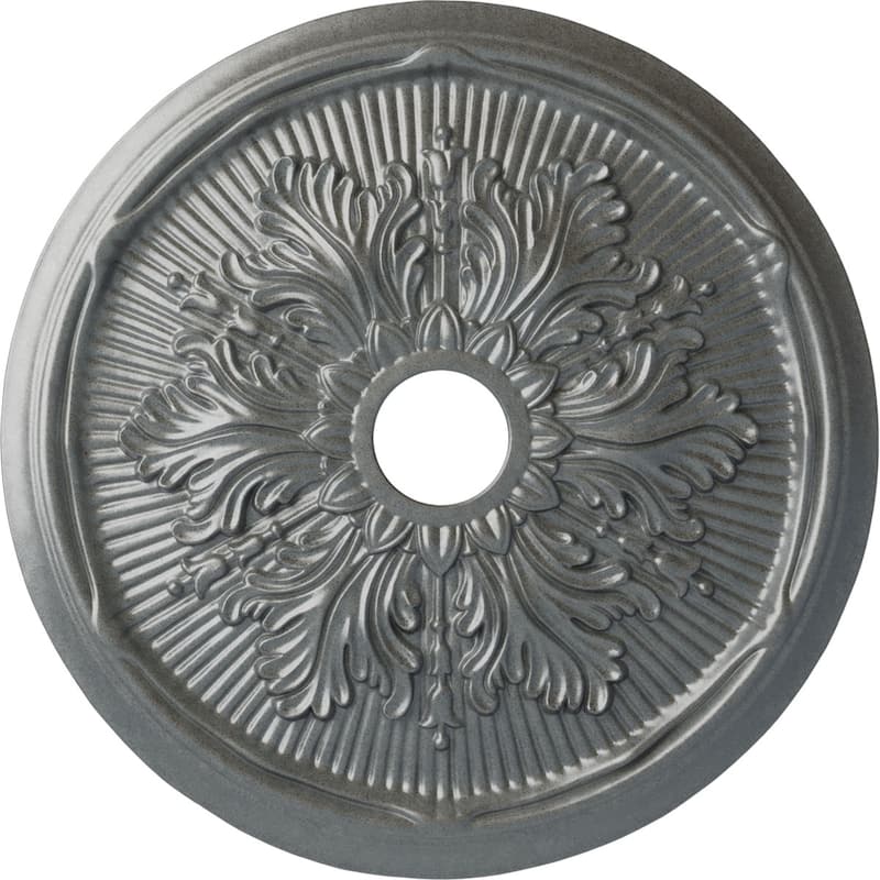 23 3/4"OD x 3 5/8"ID x 1 7/8"P Luton Leaf Ceiling Medallion
