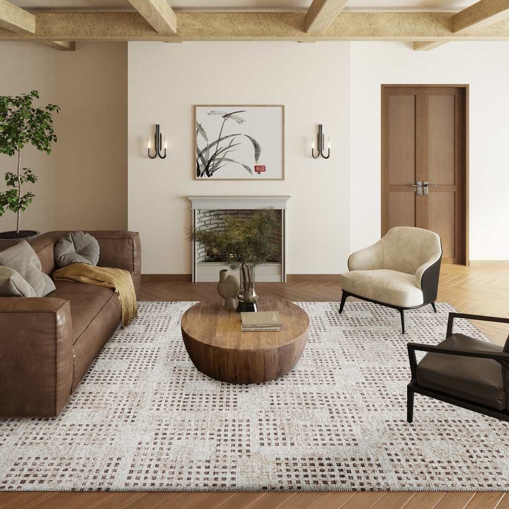 Alexander Home Renee Geometric Modern Indoor / Outdoor Rug - On Sale - Bed  Bath & Beyond - 35450588