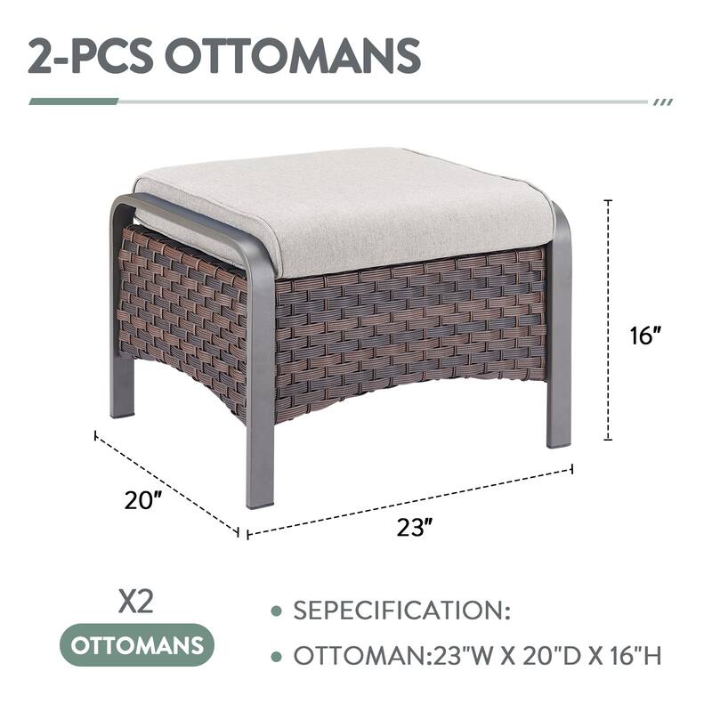 Glider Chairs Ottoman with Propane Fire Pit Table