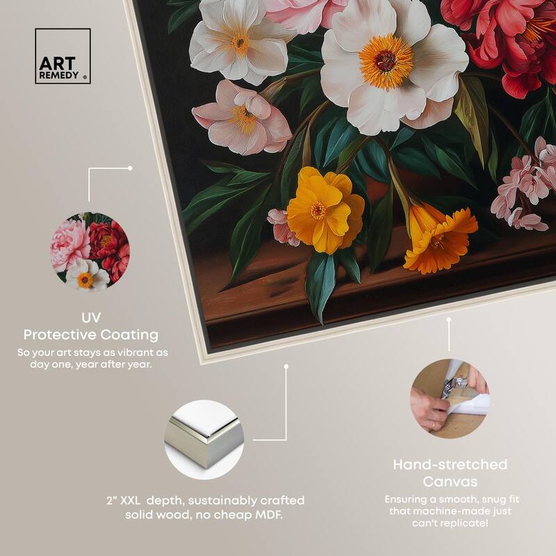 Violet Vignette II Canvas by Art Remedy