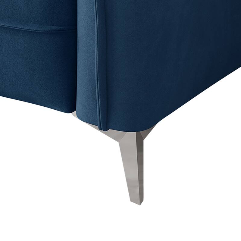 CraftPorch Luxurious Velvet Upholstered Loveseat - N/A