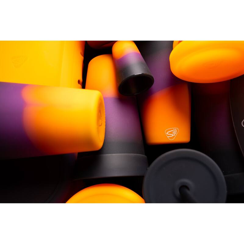 Silipint Silicone Pint Glass Set 2 Pack Sun Storm 16oz Unbreakable