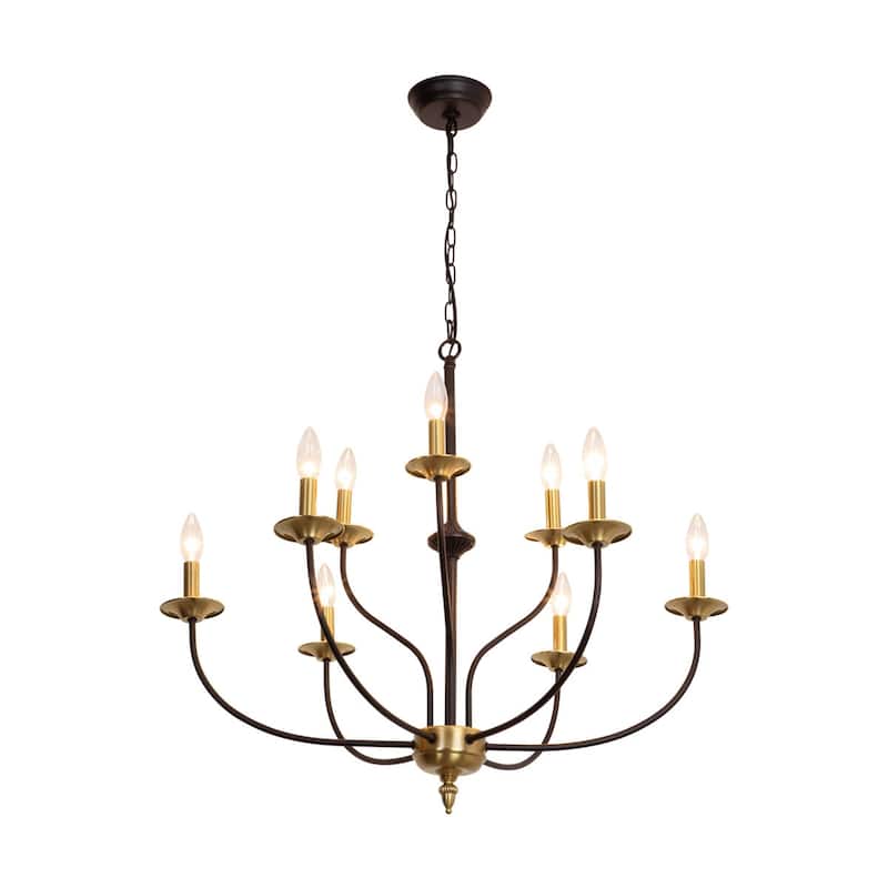 Maxax 9 - Light Candle Style Classic / Traditional Chandelier