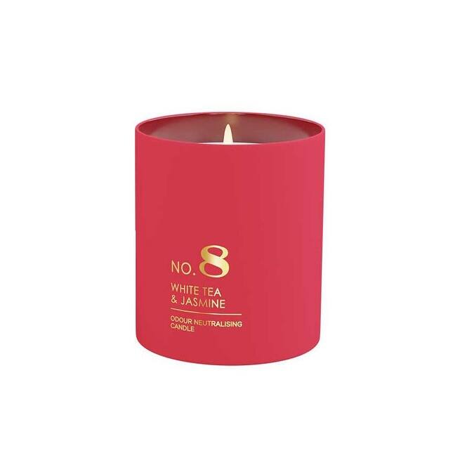 Wax Lyrical HomeScenter No 8 White Tea and Jasmine Candle 42 Hour