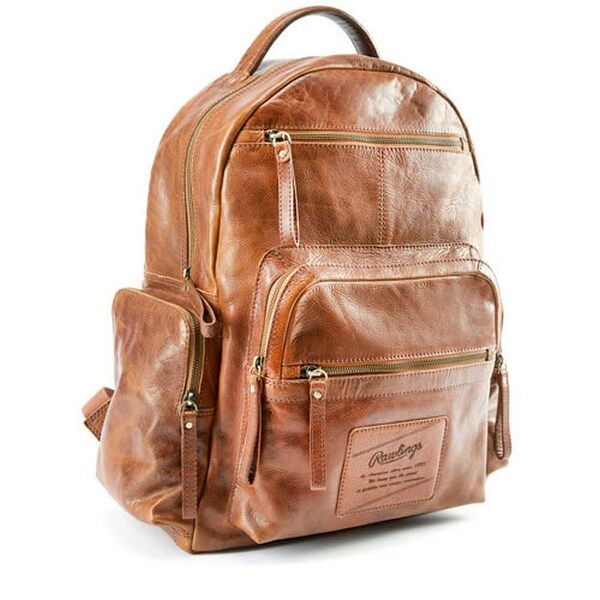 rawlings leather backpack