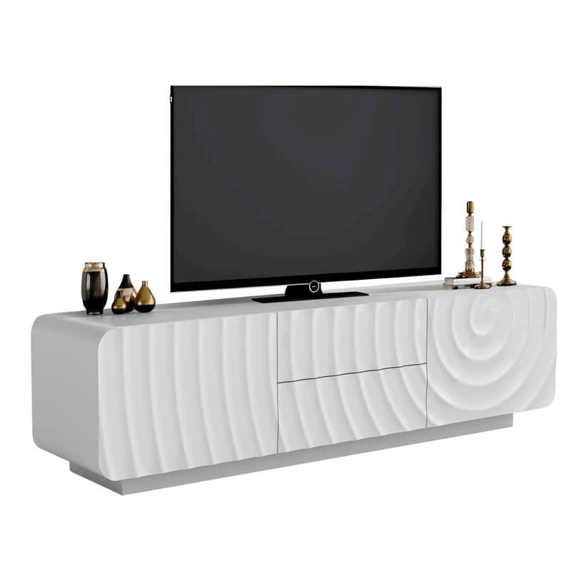 Modern 58-Inch TV Stand for TVs up to 65", Media TV Console With Storage for Living Room or Bedroom