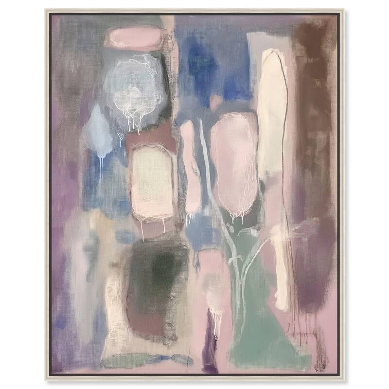 Silk and Satin III Canvas by Art Remedy - 20" x 24" - Silver