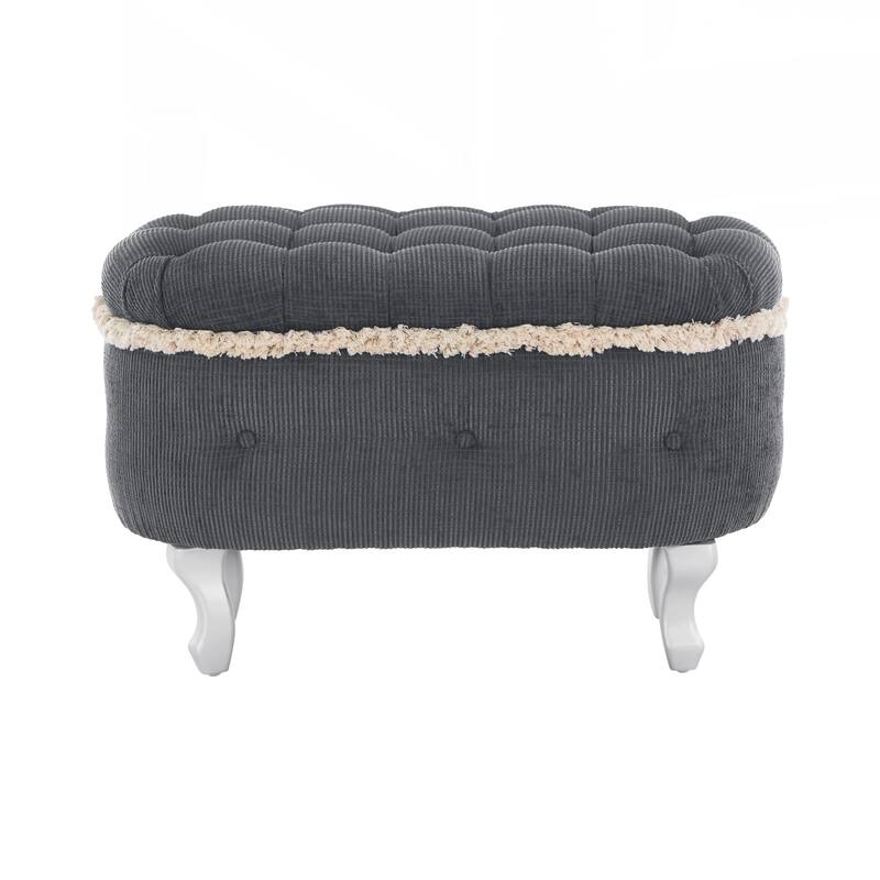 Storage Benches, End of Bed Bench with Button-Tufted