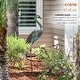 preview thumbnail 4 of 10, Alpine Corporation 40" Tall Outdoor Rustic Metal Crane Statue Yard Art Decoration