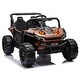 preview thumbnail 81 of 98, 24V Kids Ride-On Car with Bluetooth, Remote Control, Music, and Rear Storage Compartment Brown