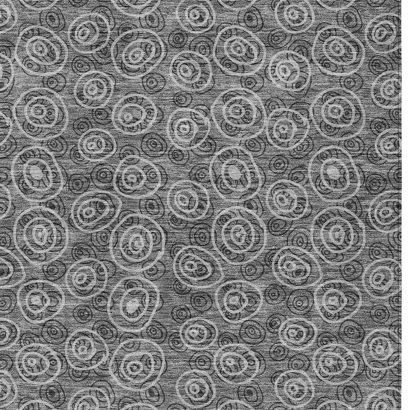 HomeRoots Geometric Transitional Rectangle Outdoor Rug