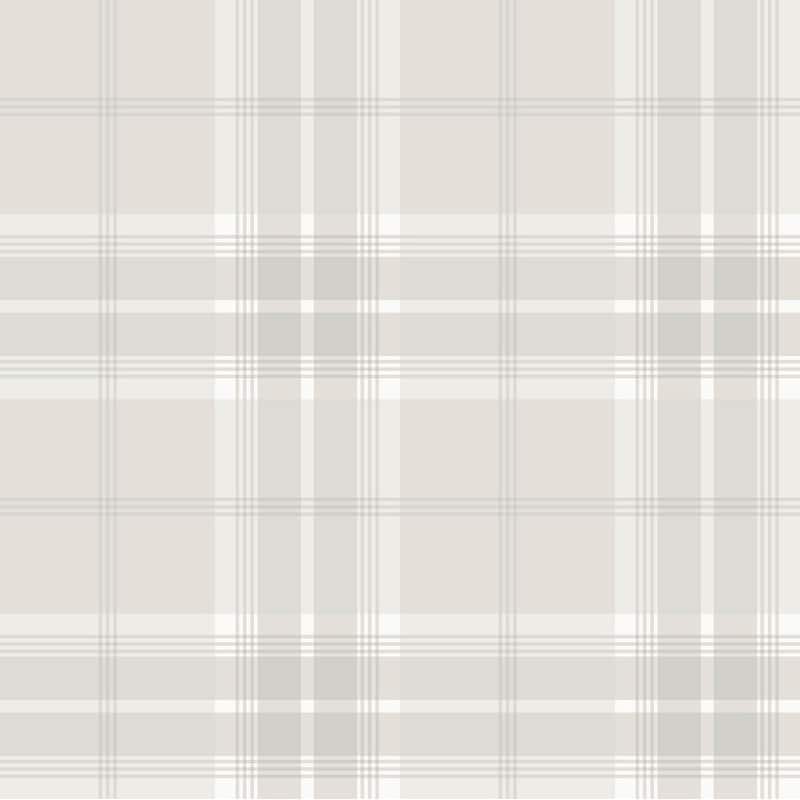 Advantage Sala White Plaid Wallpaper