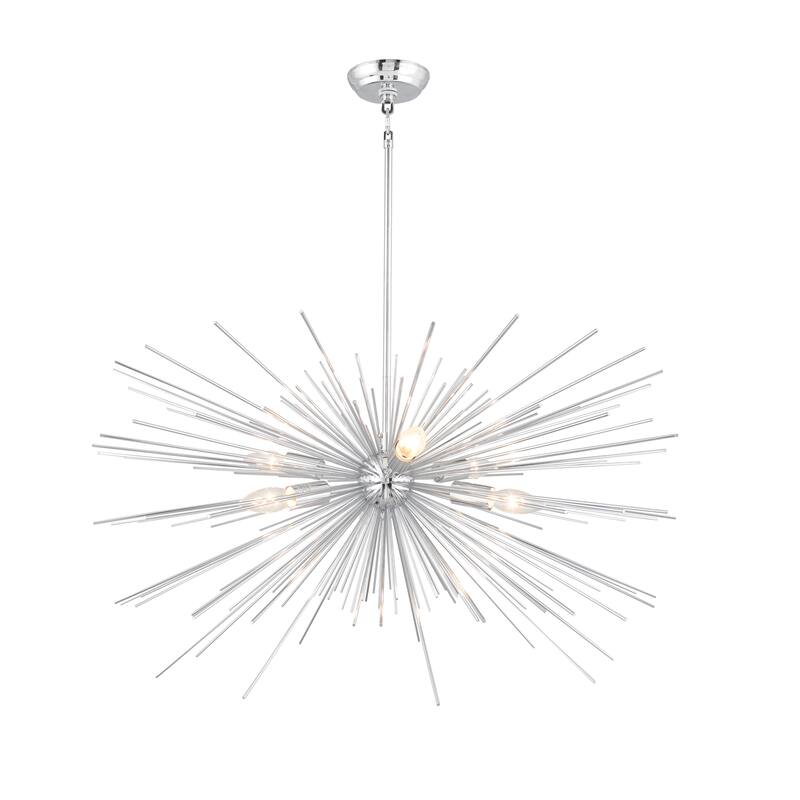 6 Light Sputnik Chandelier in Chrome finish