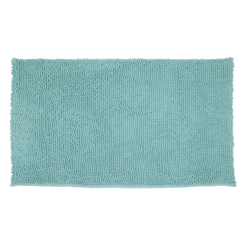Resort Collection Plush Shag Chenille Bath Mat (21 x 34)