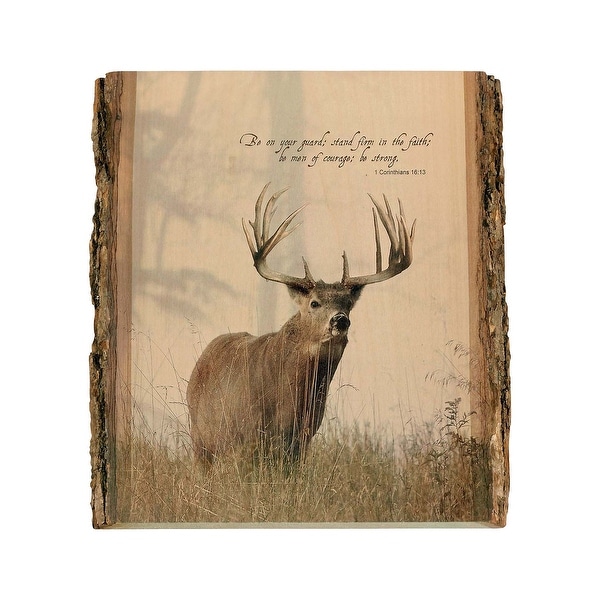 Legendary Whitetails Natural Wood Wall Art - Brown - One Size Fits most