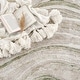 preview thumbnail 10 of 50, Hauteloom Liverpool Living Room, Bedroom Area Rug - Contemporary - Cream,Green - 7'10" x 10'