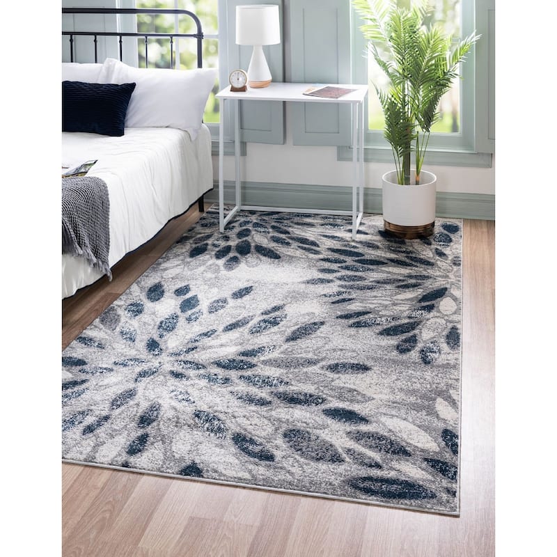 Contemporary Synnove Collection Area Rug - 8'x11' - Gray