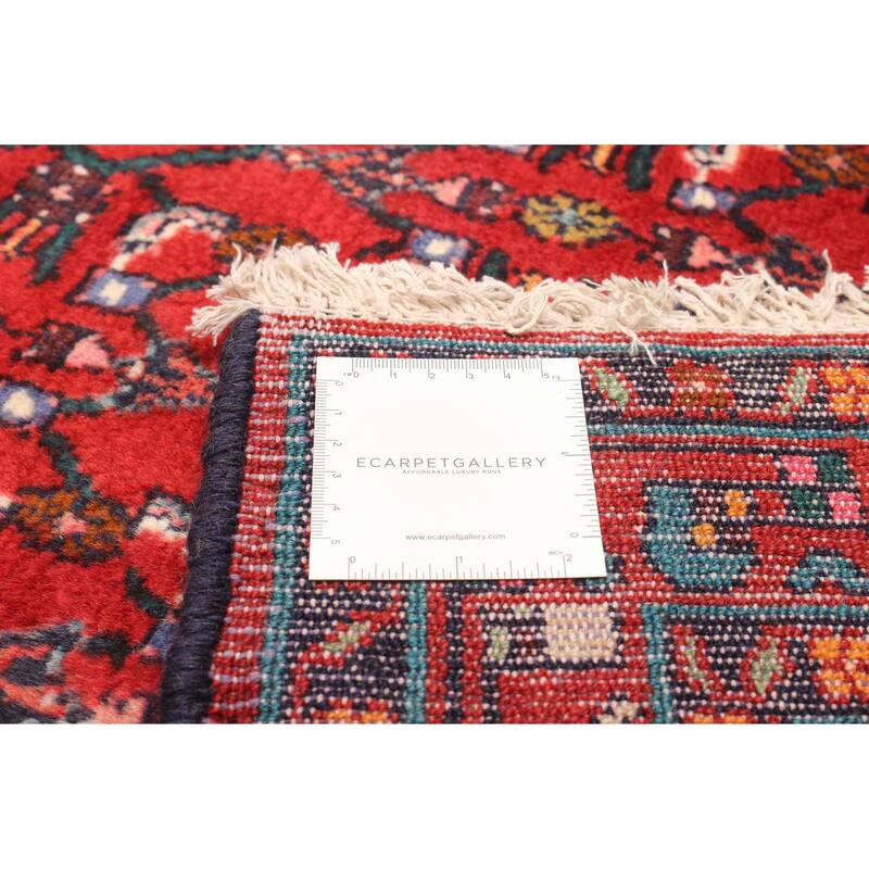 ECARPETGALLERY Hand-knotted Andelz Red Wool Rug - 2' 9" x 8' 10"