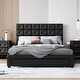 preview thumbnail 67 of 71, Velvet Storage Platform Bed with Wireless Chargers and Drawer