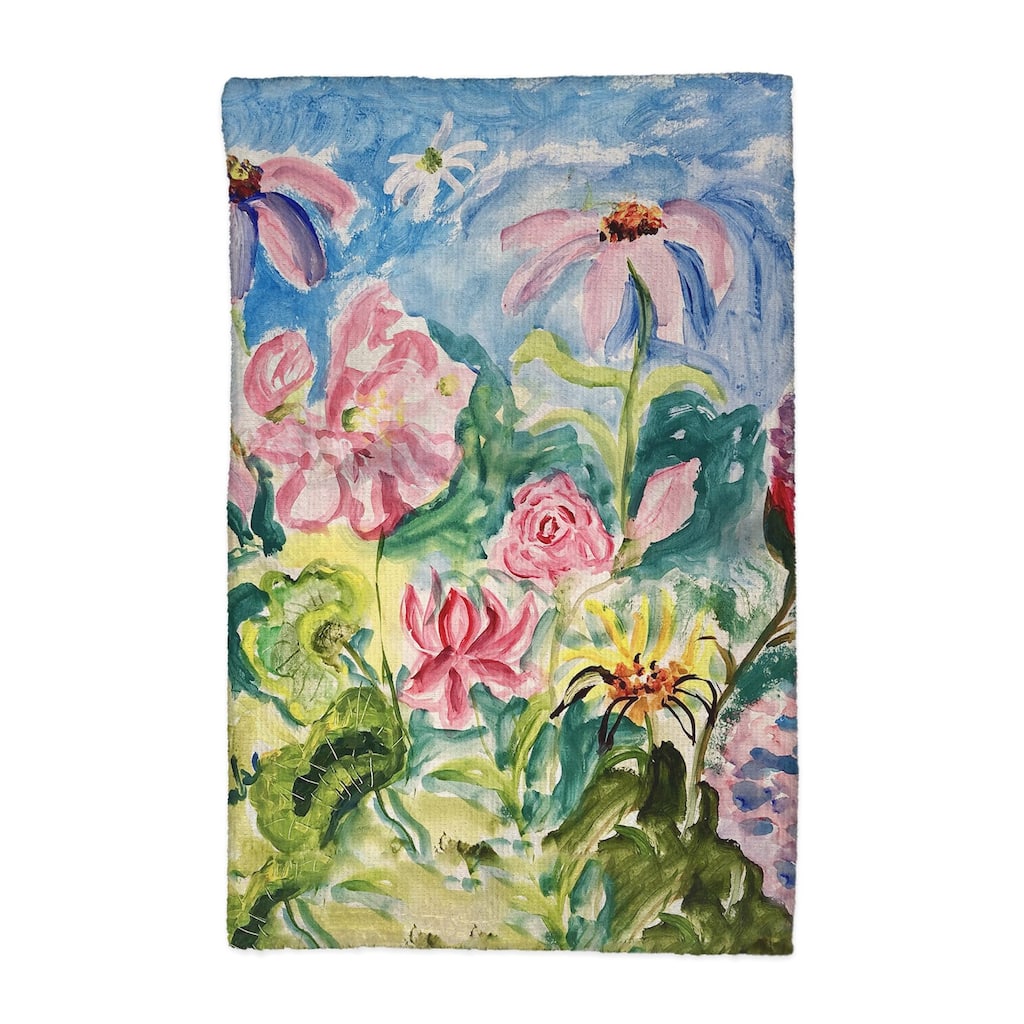 Pink Garden II Kitchen Towel - 16x25