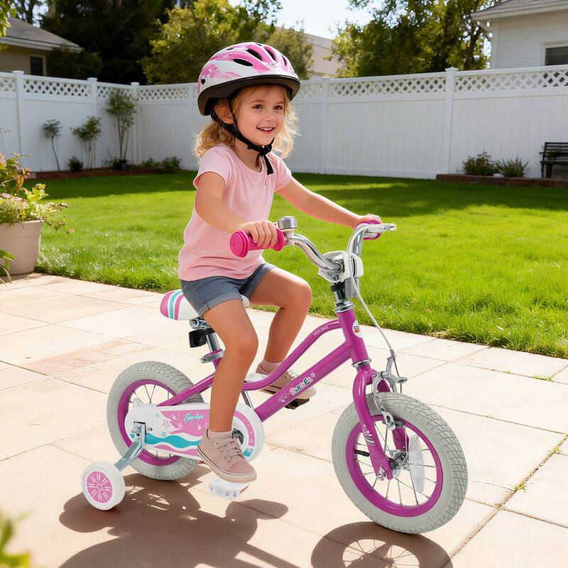 Costway 12”/14”/16”/18” Kids Bicycle with Dual Brake System Adjustable