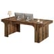 preview thumbnail 11 of 44, 70.9" Executive Desk, Large Wood Computer Office Desk, Writing Table Business Workspace Home Office Accent Desk