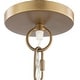 preview thumbnail 2 of 1, Artistic Weavers Hughes Glam Acrylic Tassels 1-light Wall Sconce - 10"H x 5"W x 8"D