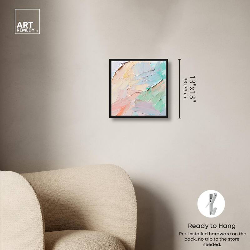 Flowing Mousse III Canvas by Art Remedy