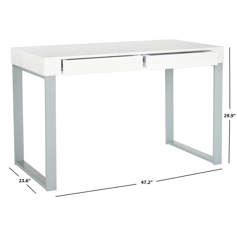 SAFAVIEH Dorene White/Grey Desk