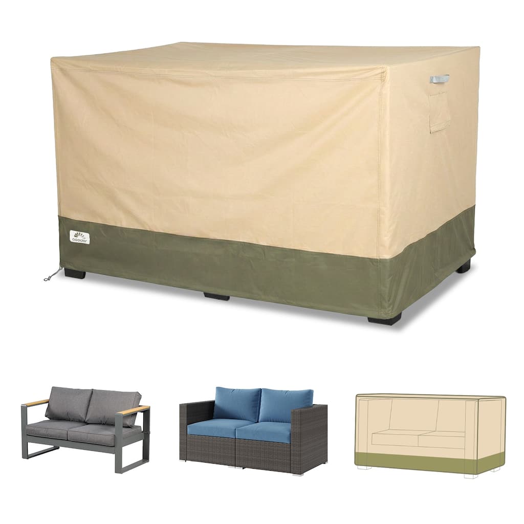 Aoodor Heavy Duty Patio Loveseat Cover